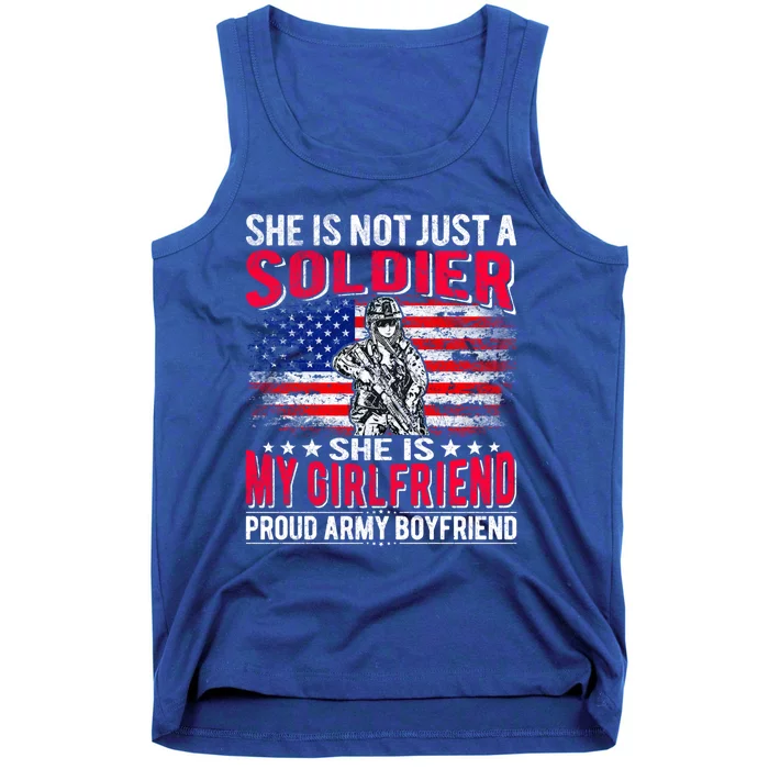 My Friend Is Soldier Hero Proud Army Friend Military Gift Tank Top