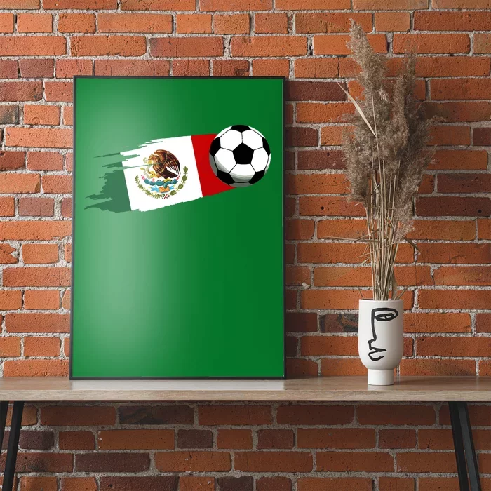 Mexico Flag Jersey Mexican Soccer Team Mexican Poster