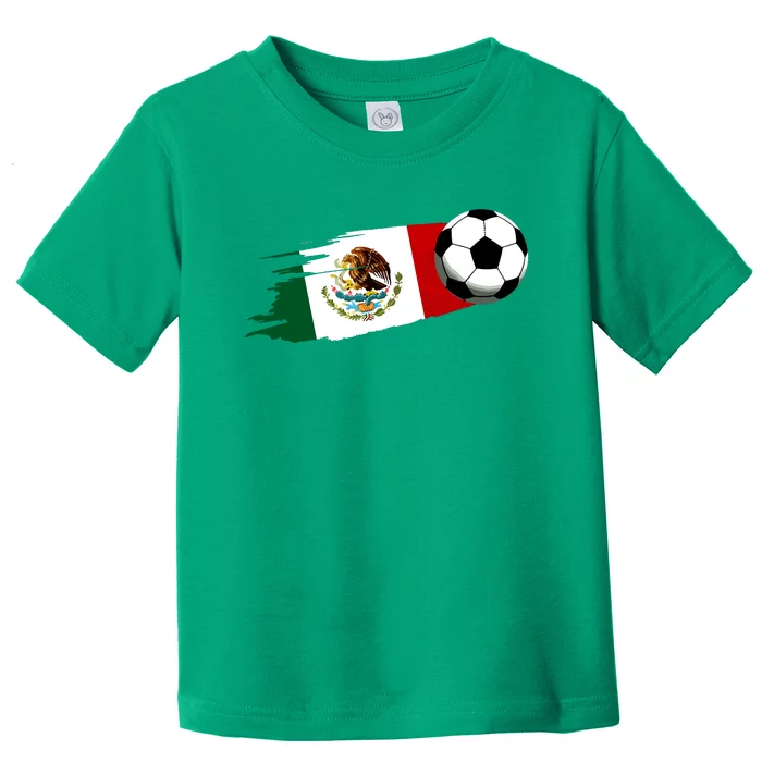 Mexico Flag Jersey Mexican Soccer Team Mexican Toddler T-Shirt