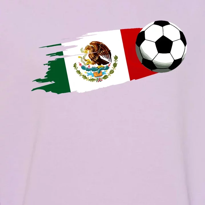 Mexico Flag Jersey Mexican Soccer Team Mexican Garment-Dyed Sweatshirt