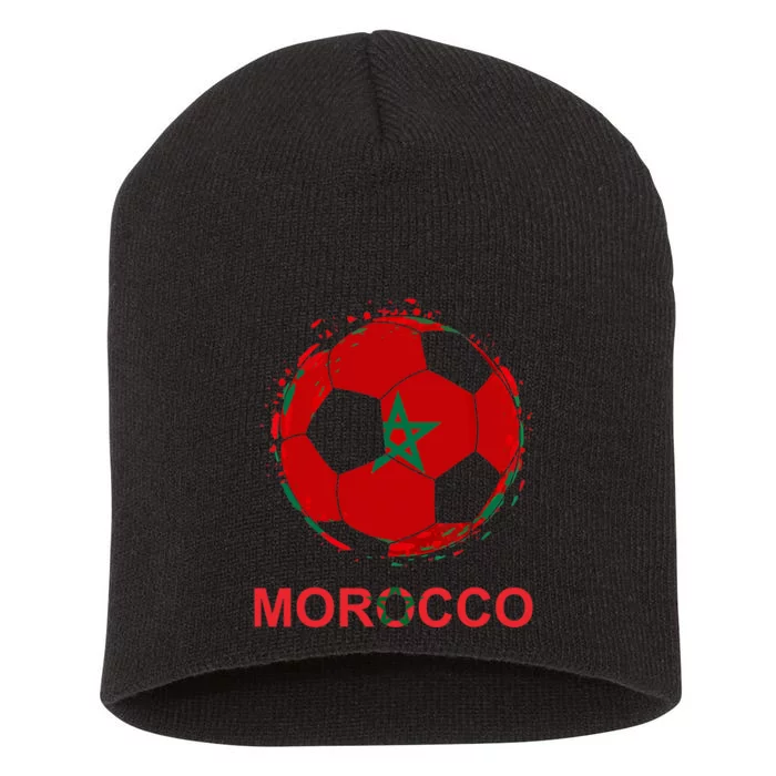 Morocco Flag Jersey Supporter Moroccan Soccer Team Moroccan Short Acrylic Beanie