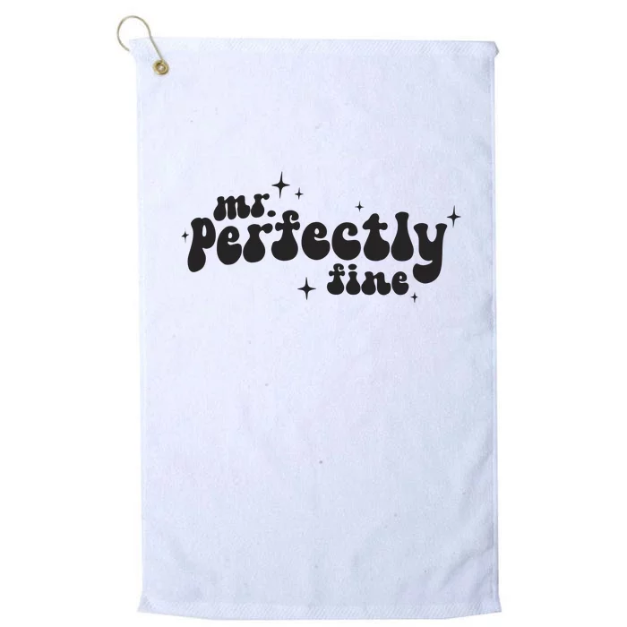 Mr.Perfectly Fine Jonas Brother Platinum Collection Golf Towel