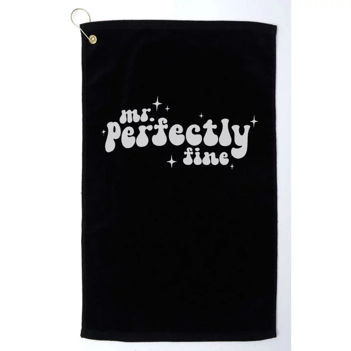 Mr.Perfectly Fine Jonas Brother Platinum Collection Golf Towel