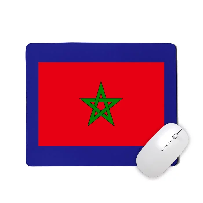 Morocco Football Jersey Moroccan Flag Moroccan Soccer Cute Gift Mousepad