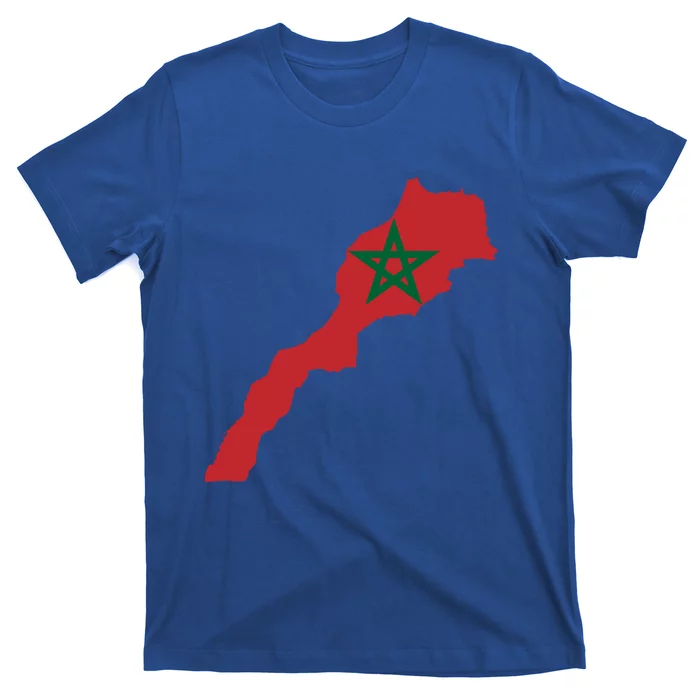 Morocco Football Jersey Moroccan Flag Moroccan Soccer Gift T-Shirt