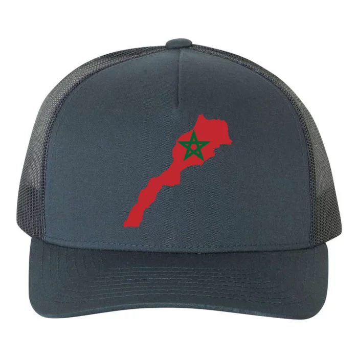 Morocco Football Jersey Moroccan Flag Moroccan Soccer Gift Yupoong Adult 5-Panel Trucker Hat