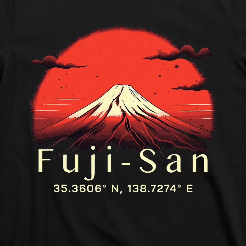 Mount Fuji Japanese Mountain Imagery Japan Lover Mt Fuji T-Shirt