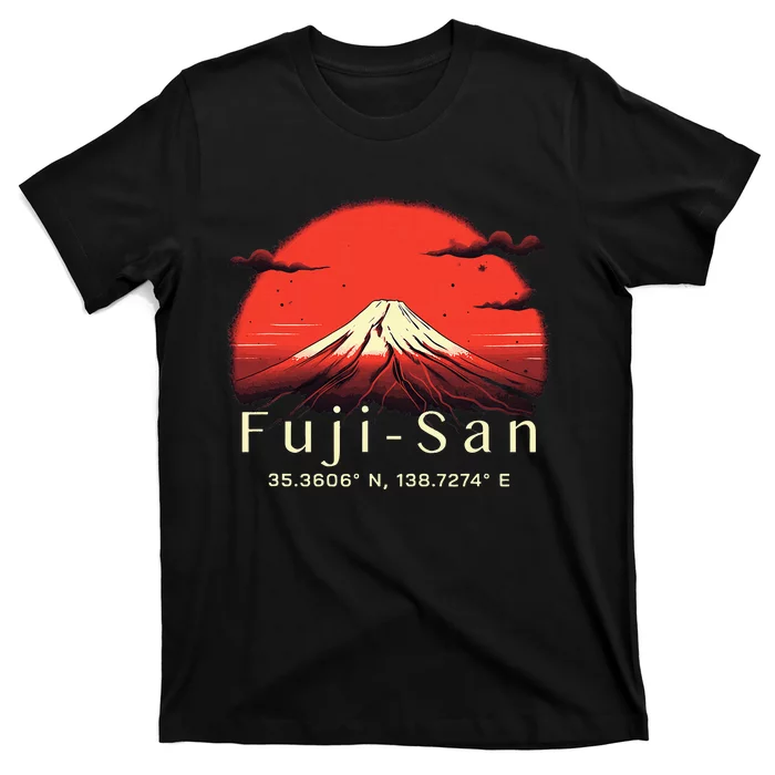 Mount Fuji Japanese Mountain Imagery Japan Lover Mt Fuji T-Shirt