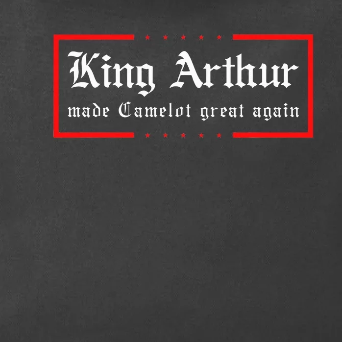 Medieval Festival King Arthur Camelot Great Again Ren Faire Zip Tote Bag