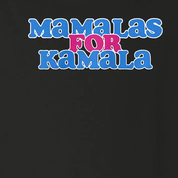 Mamalas For Kamala This Mamala Voting For Kamala Raglan Toddler Long Sleeve Shirt