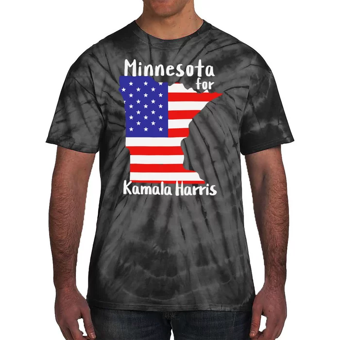 Minnesota For Kamala Harris 2024 Tie-Dye T-Shirt