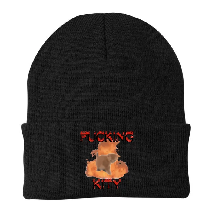 Milkcattos Fucking Kity Knit Cap Winter Beanie