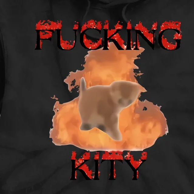 Milkcattos Fucking Kity Tie Dye Hoodie