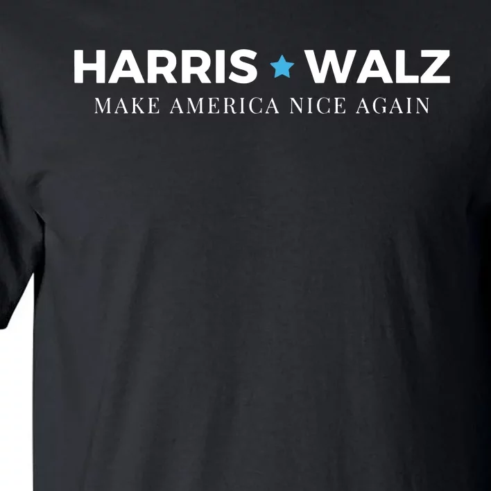 Midwest For Kamala Harris Walz Make America Nice Tall T-Shirt