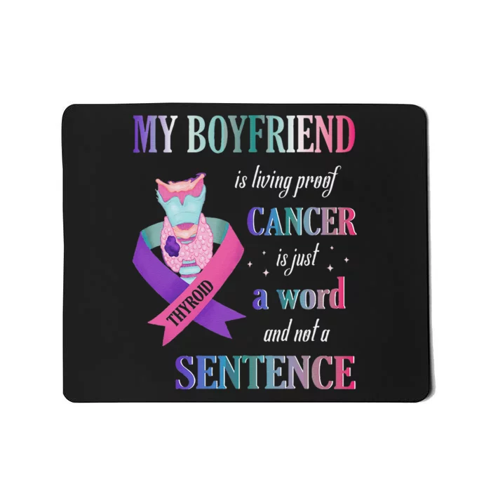 My Friend Living Proof Cancer Just A Word Not A Sentence Mousepad