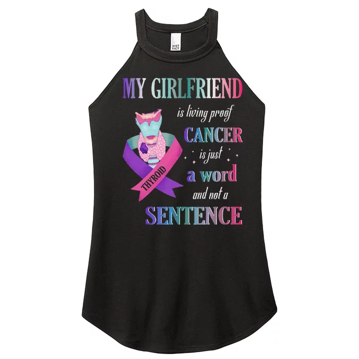 My Friend Living Proof Cancer Just A Word Not Sentence Women’s Perfect Tri Rocker Tank