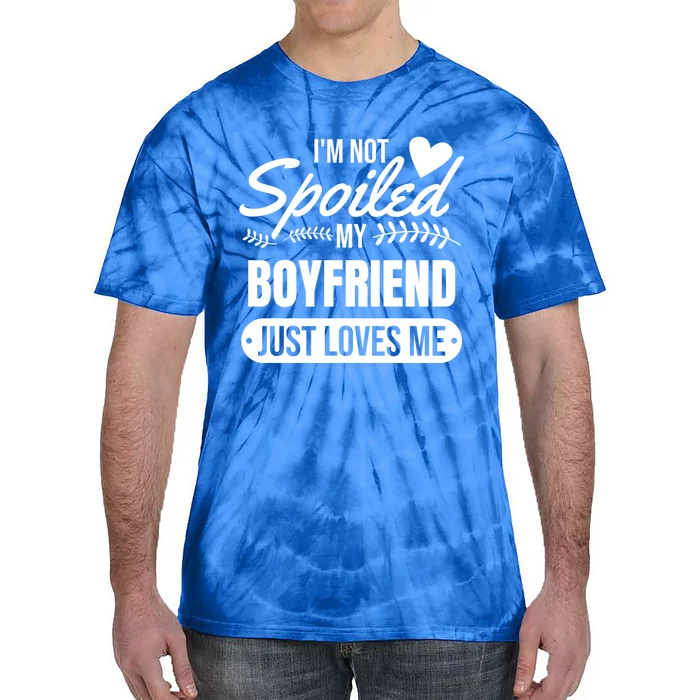 My Friend Loves Me Valentines Friend Gift Cute Gift Tie-Dye T-Shirt