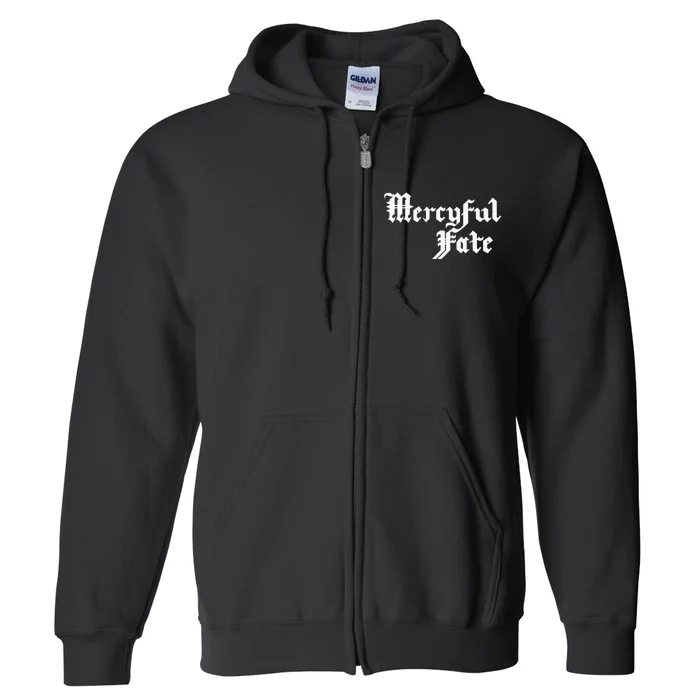 Mercyful Fate Logo Full Zip Hoodie