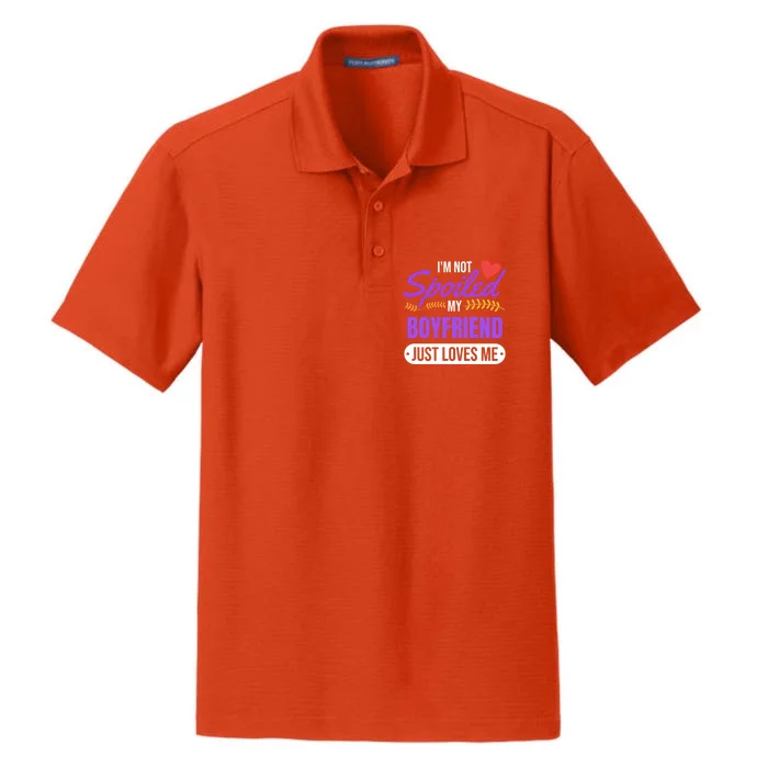 My Friend Loves Me Valentines Friend Gift Great Gift Dry Zone Grid Performance Polo