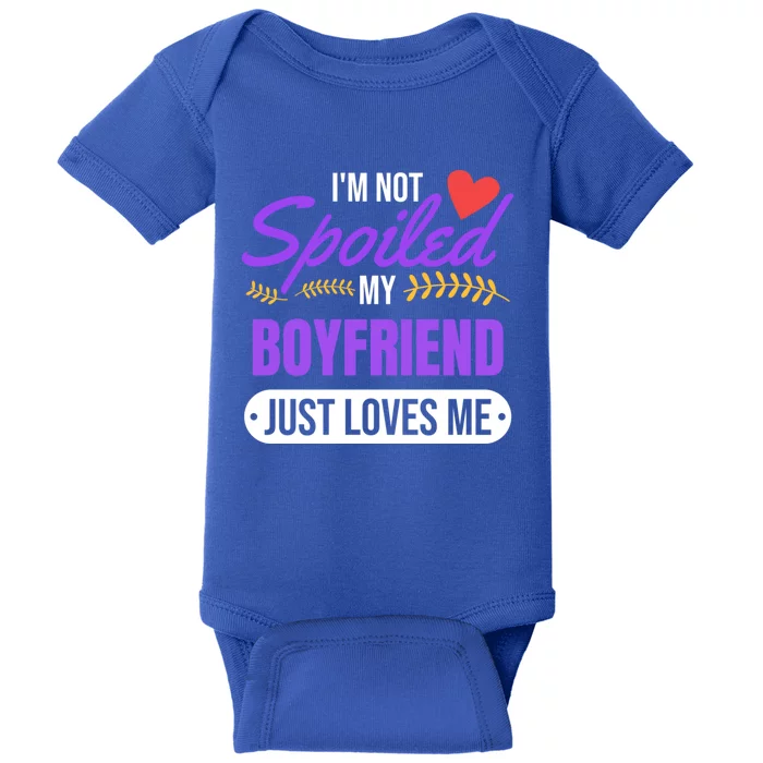 My Friend Loves Me Valentines Friend Gift Great Gift Baby Bodysuit