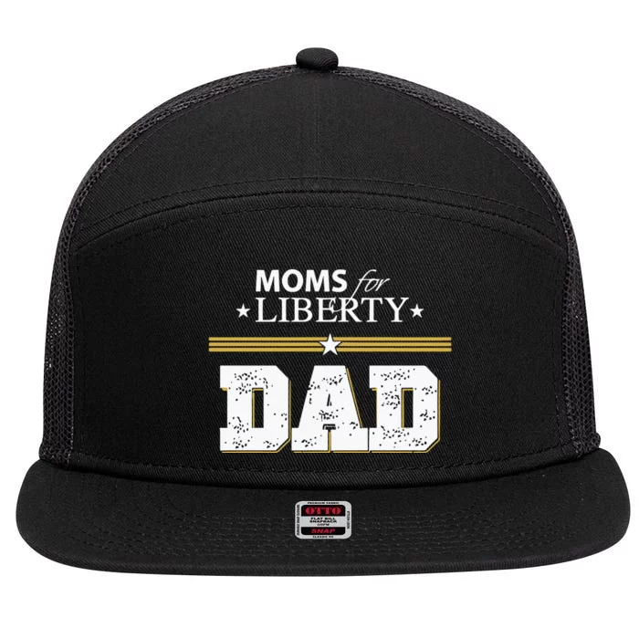 Moms For Liberty Dad 7 Panel Mesh Trucker Snapback Hat