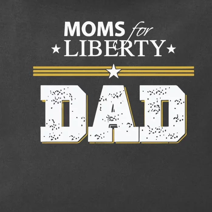 Moms For Liberty Dad Zip Tote Bag