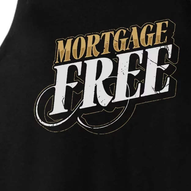 Mortgage Free Living Financial Freedom Ladies Tri-Blend Wicking Tank