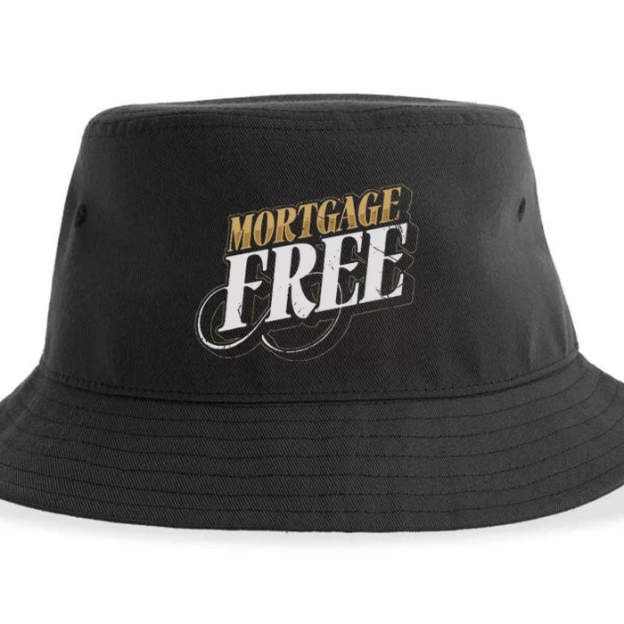 Mortgage Free Living Financial Freedom Sustainable Bucket Hat