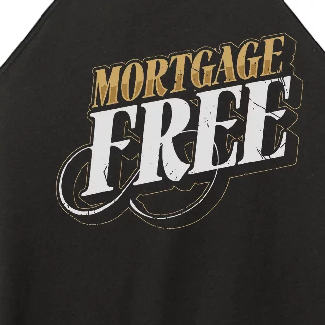 Mortgage Free Living Financial Freedom Women’s Perfect Tri Rocker Tank