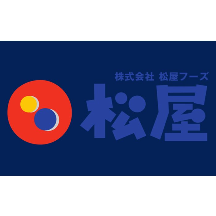 Matsuya Foods (松屋フーズ) Logo Bumper Sticker