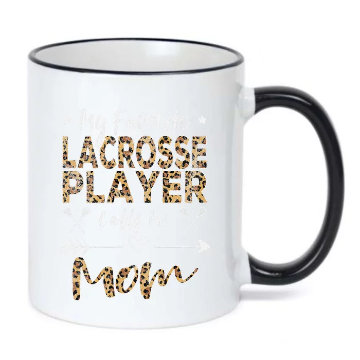 My Favorite Lacrosse Player Calls Me Mom MotherS Day Black Color Changing Mug