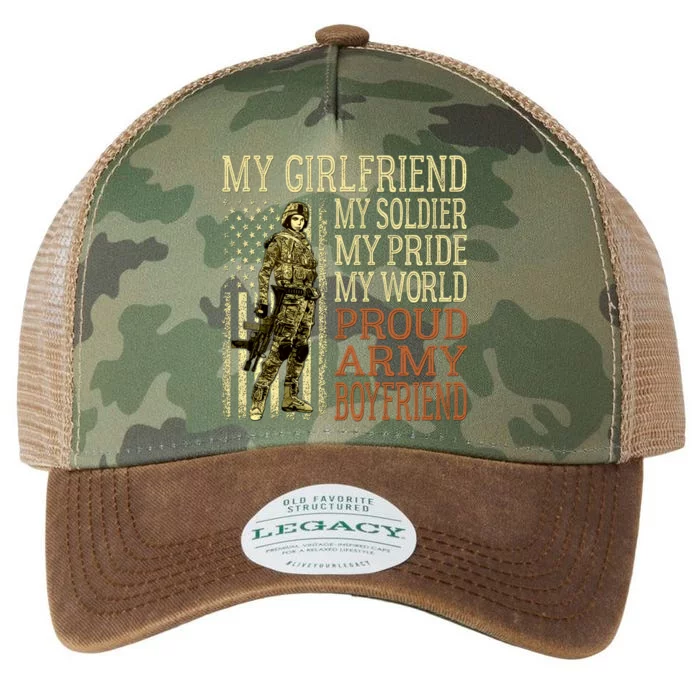 My Friend My Soldier Hero Proud Army Friend Military Gift Legacy Tie Dye Trucker Hat