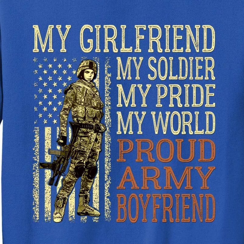 My Friend My Soldier Hero Proud Army Friend Military Gift Tall Sweatshirt