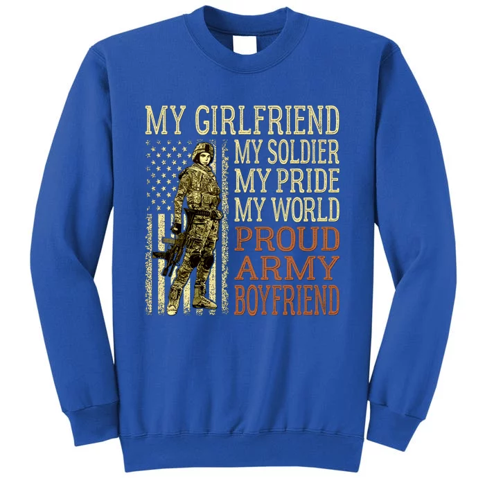 My Friend My Soldier Hero Proud Army Friend Military Gift Tall Sweatshirt