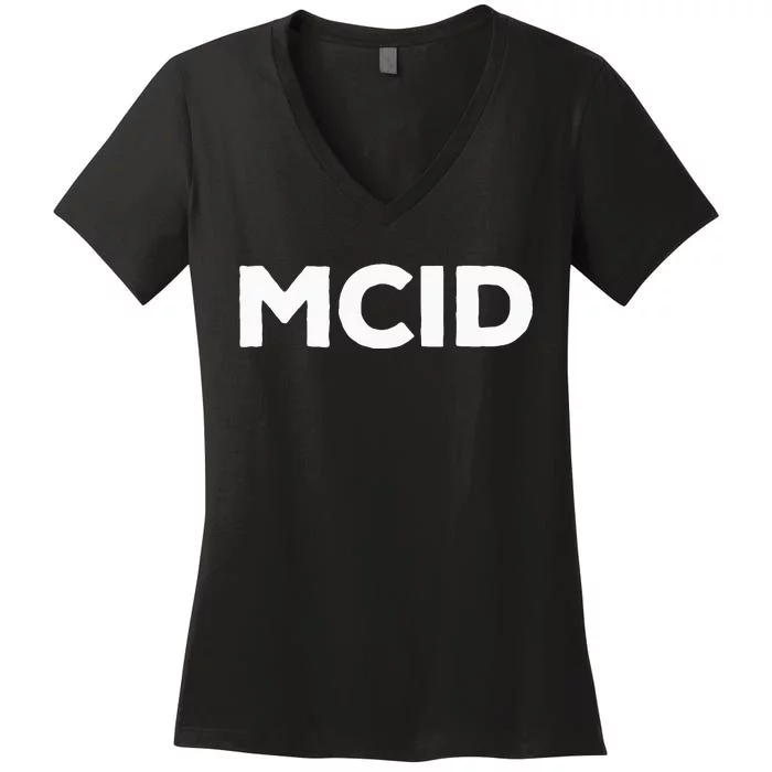 Music Fans Mcid My Crew Is Women's V-Neck T-Shirt