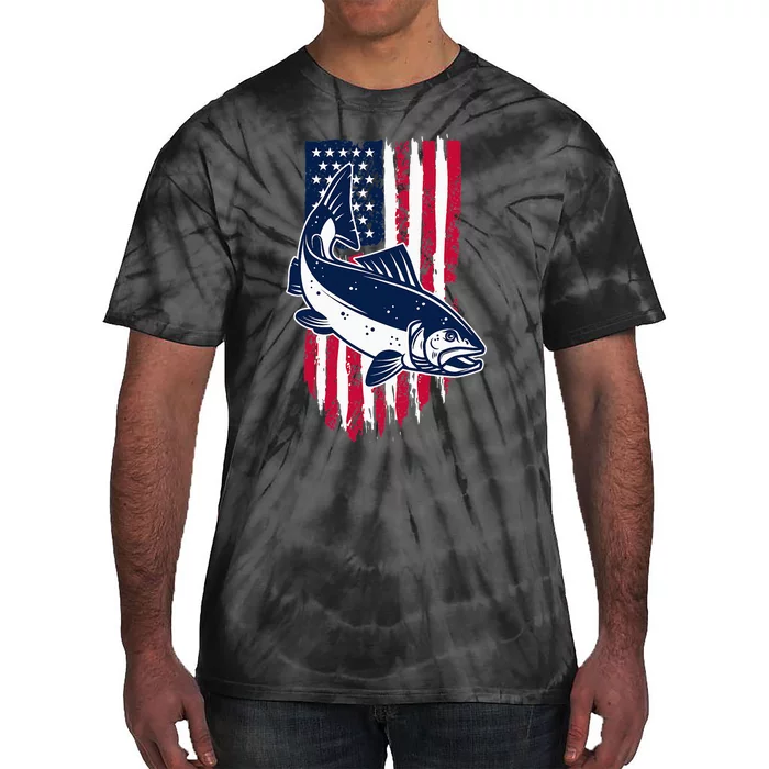 Merica Fishing Tie-Dye T-Shirt