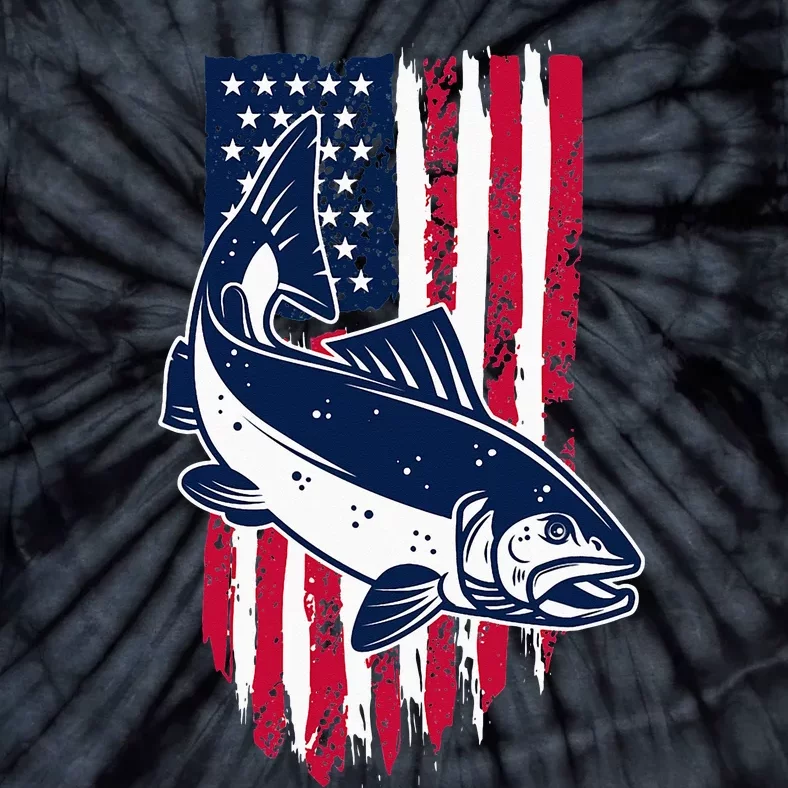 Merica Fishing Tie-Dye T-Shirt