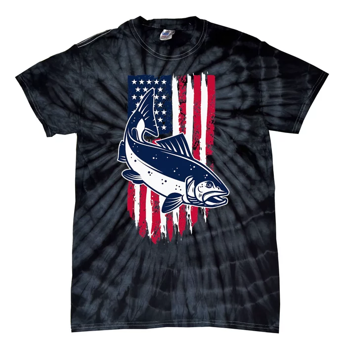 Merica Fishing Tie-Dye T-Shirt