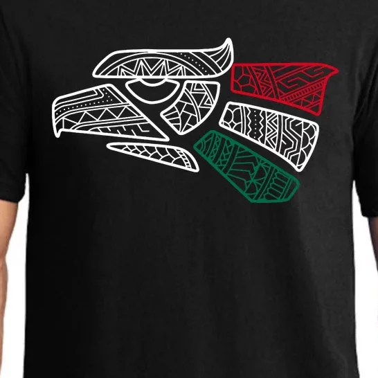 Mexico Flag Mexican Eagle Aztec Style Hecho En Mexico Pajama Set