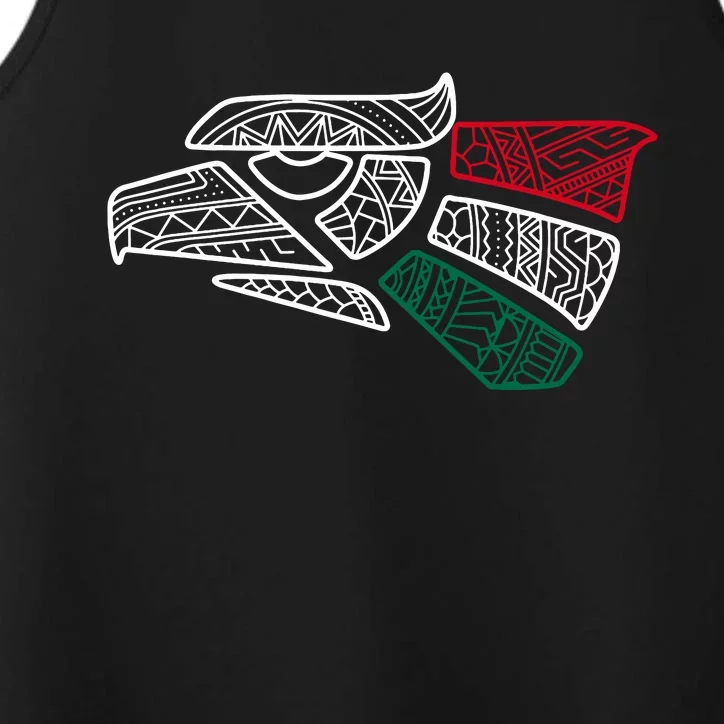 Mexico Flag Mexican Eagle Aztec Style Hecho En Mexico Performance Tank