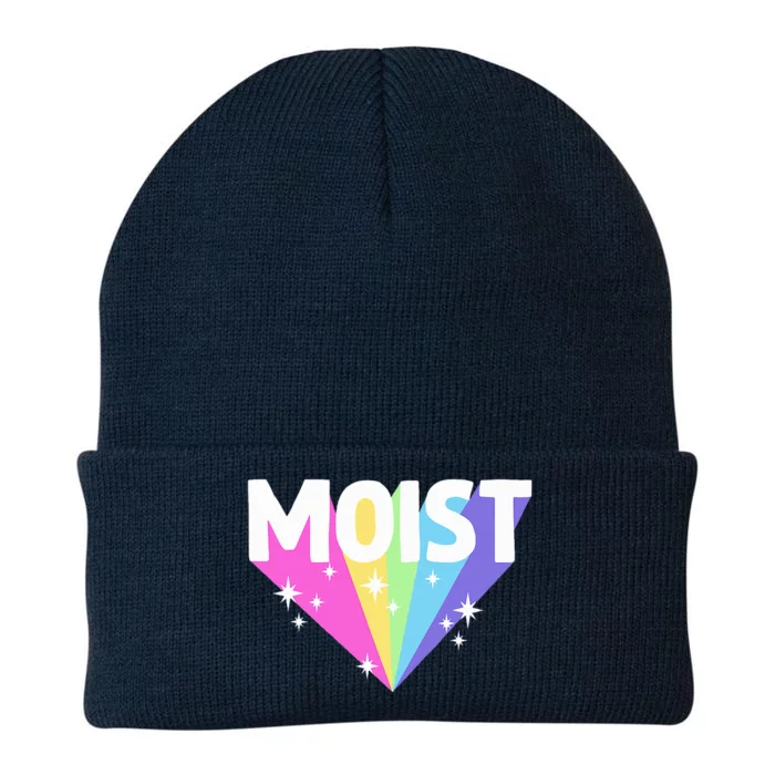 Moist Funny Meme Dank For Cool Hilarious Humorous Knit Cap Winter Beanie