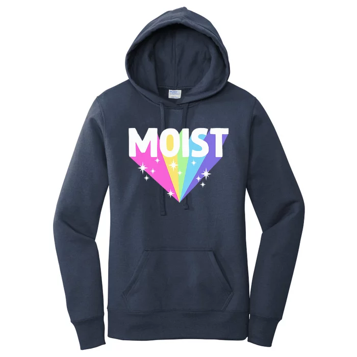 Moist Funny Meme Dank For Cool Hilarious Humorous Women's Pullover Hoodie