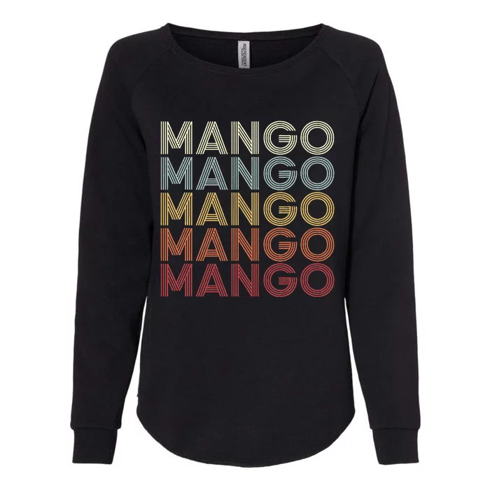 Mango Florida Mango FL Retro Vintage Text Womens California Wash Sweatshirt