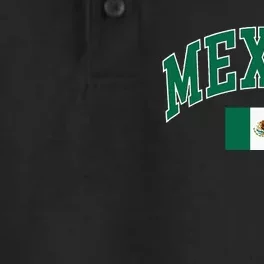 Mexico Flag Dry Zone Grid Performance Polo