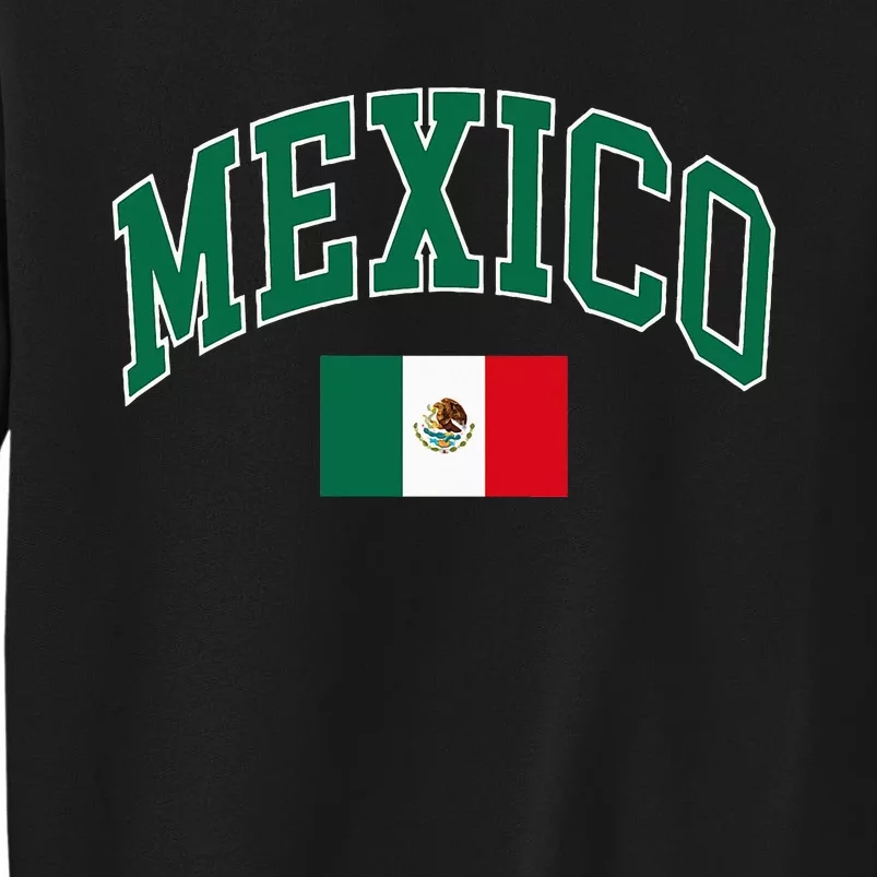 Mexico Flag Tall Sweatshirt