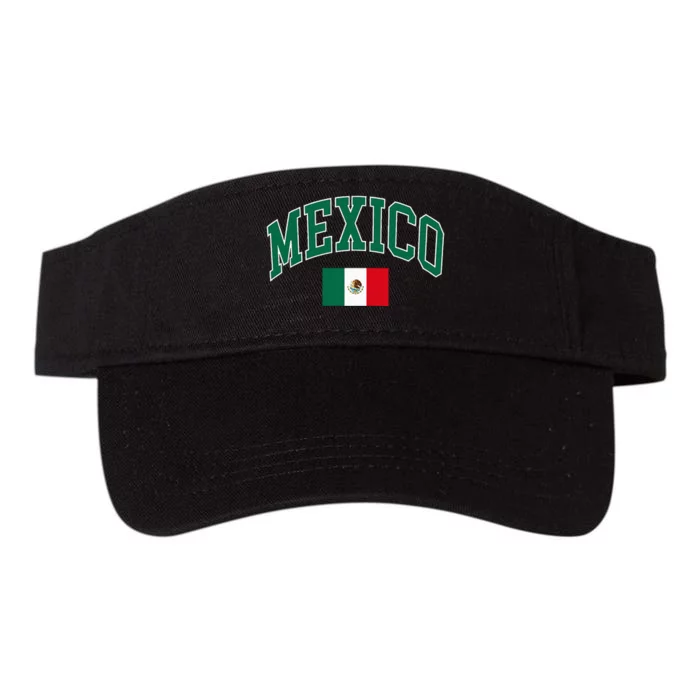 Mexico Flag Valucap Bio-Washed Visor