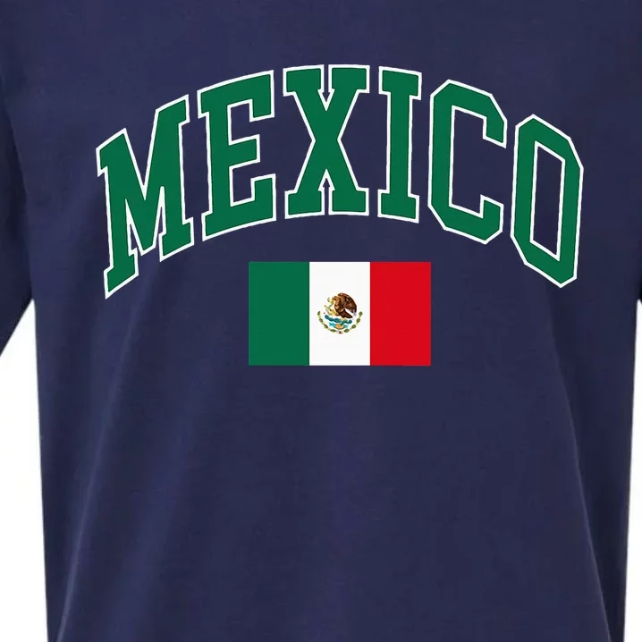 Mexico Flag Sueded Cloud Jersey T-Shirt