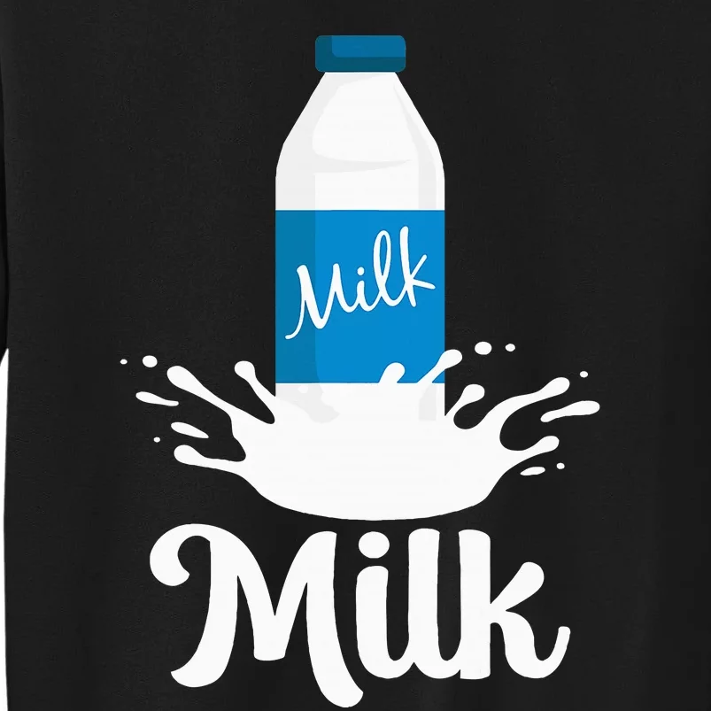 Milk Funny Milk Lovers Design Costume Milk And Cookies Sweatshirt