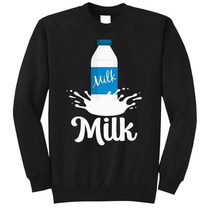 Milk Funny Milk Lovers Design Costume Milk And Cookies Sweatshirt