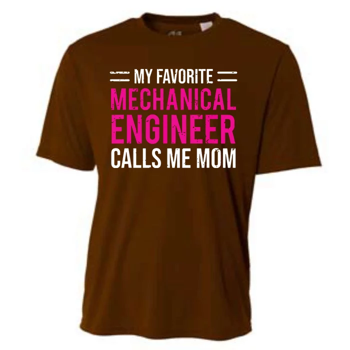 My Favorite Mechanical Engineer Calls Me Mom Cooling Performance Crew T-Shirt